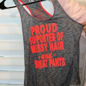 Ladies workout tank.